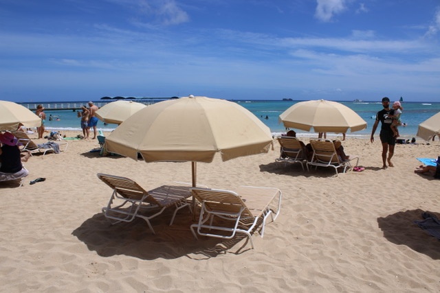 Beach relaxation area